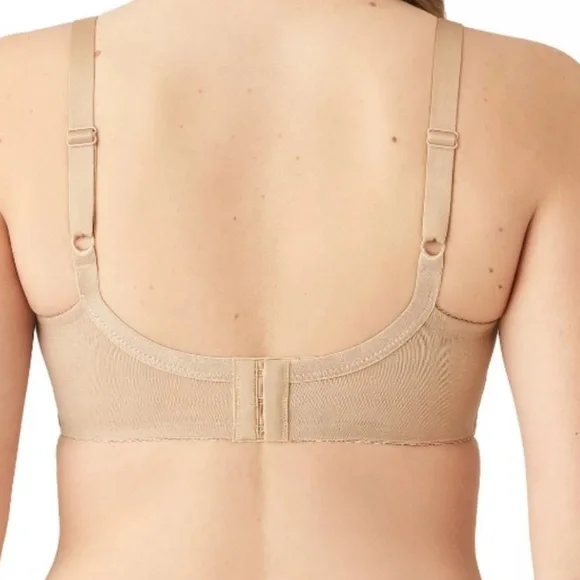 Wacoal Retro Chic 40D Full Coverage Chantilly Lace in Toast unlined underwire - Picture 2 of 15